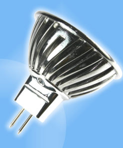 24 SMD LED bodová MR16 žiarovka s hliníkovým chladičom DC12V